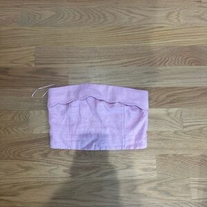 Abercrombie Light Pink Smocked Skirt